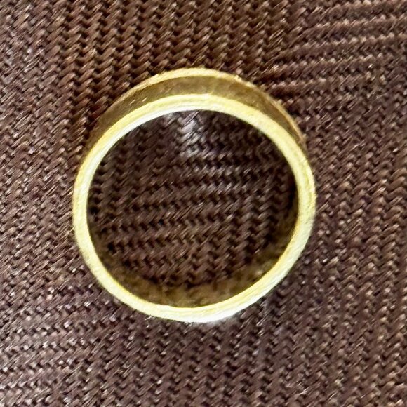 Antique Sterling .925 wide band ring womens size 6 like new - Picture 2 of 4